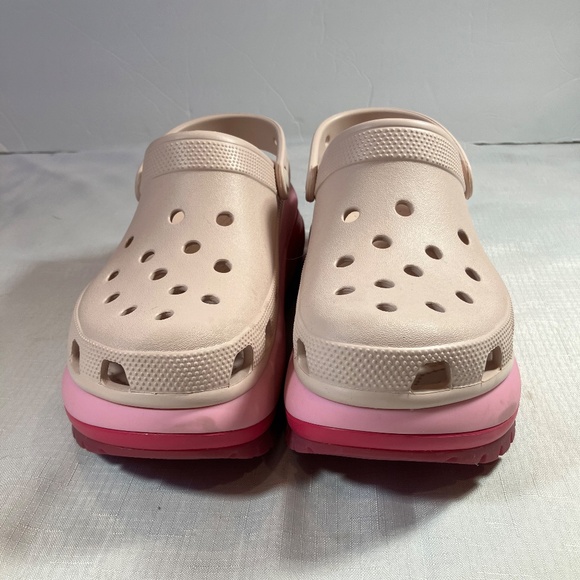 NWOT Crocs Mega Crush Platform Clogs, Pink, Women's Size 9/Men's Size 7 - Picture 4 of 9